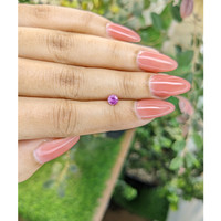 0.48 Ct. Purplish Pink Sapphire from Ceylon (Sri Lanka) Life Style