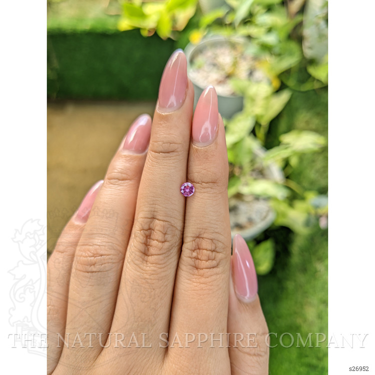 0.33 Ct. Pink Sapphire from Ceylon (Sri Lanka)