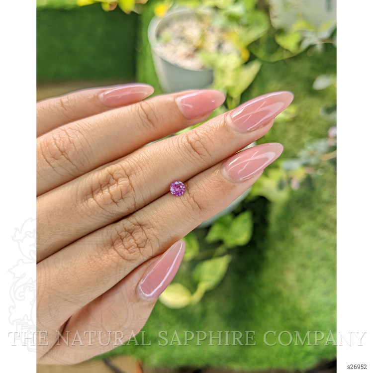 0.33 Ct. Pink Sapphire from Ceylon (Sri Lanka)