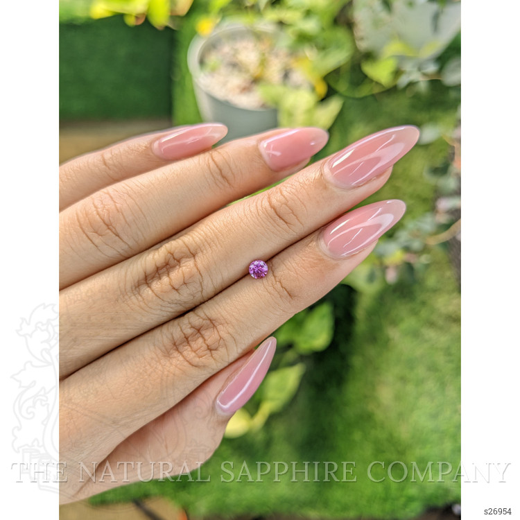0.28 Ct. Pinkish Purple Sapphire from Ceylon (Sri Lanka)