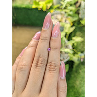0.28 Ct. Pinkish Purple Sapphire from Ceylon (Sri Lanka) Life Style