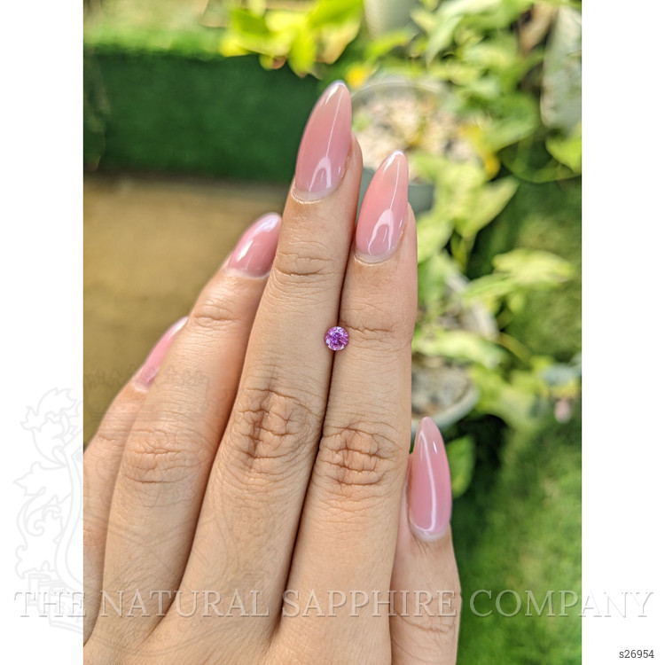 0.28 Ct. Pinkish Purple Sapphire from Ceylon (Sri Lanka)