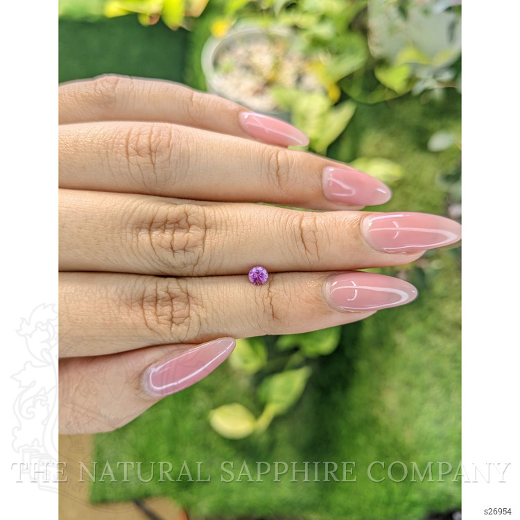 0.28 Ct. Pinkish Purple Sapphire from Ceylon (Sri Lanka)