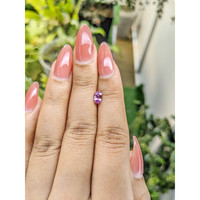 0.63 Ct. Pinkish Purple Sapphire from Ceylon (Sri Lanka) Life Style