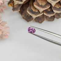 0.63 Ct. Pinkish Purple Sapphire from Ceylon (Sri Lanka) Life Style