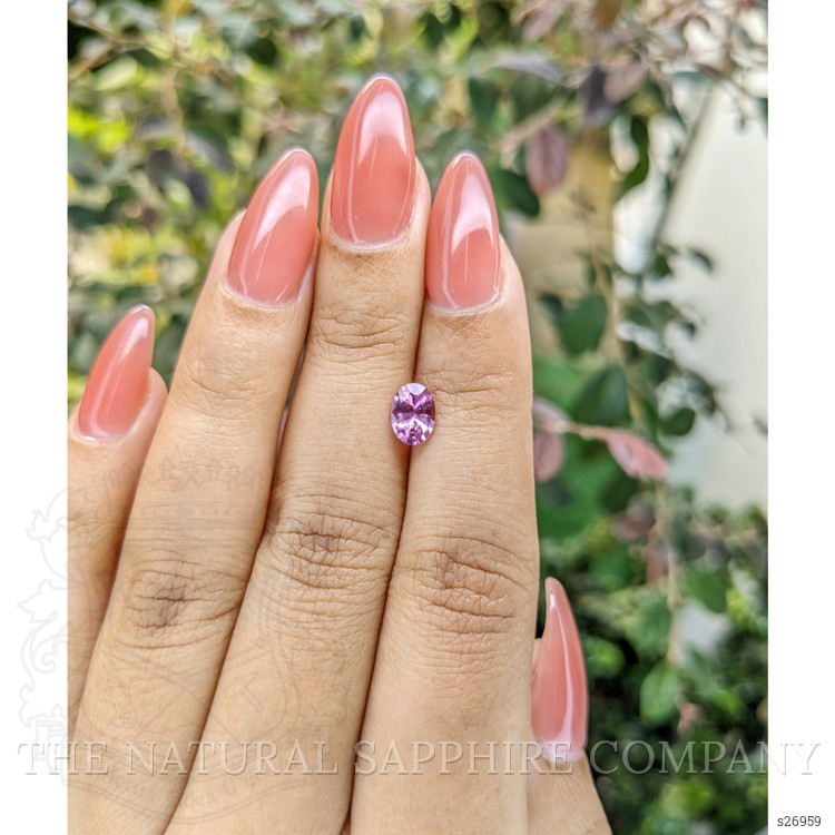 0.84 Ct. Pink Sapphire from Ceylon (Sri Lanka)