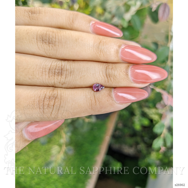 0.45 Ct. Pinkish Purple Sapphire from Ceylon (Sri Lanka)