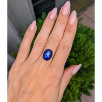 10.13 Ct. Blue Star Sapphire from Burma (Myanmar) Life Style