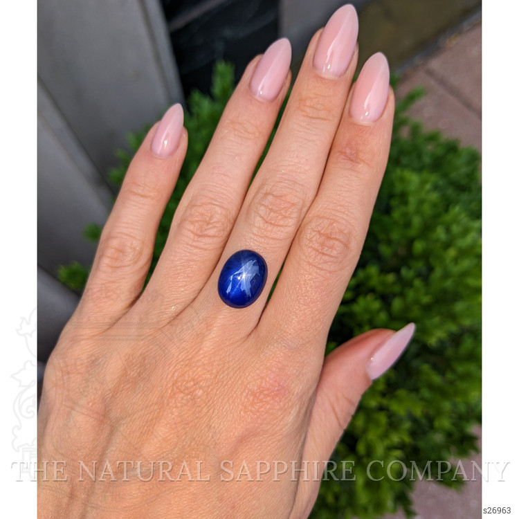 10.13 Ct. Blue Star Sapphire from Burma (Myanmar)