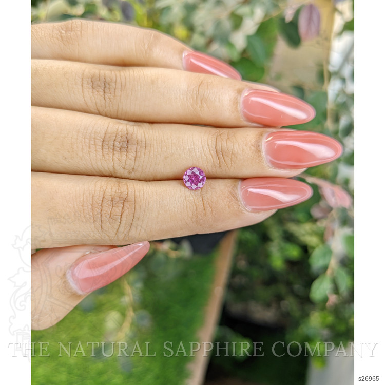 0.86 Ct. Pinkish Purple Sapphire from Ceylon (Sri Lanka)