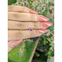 0.59 Ct. Pinkish Purple Sapphire from Ceylon (Sri Lanka) Life Style
