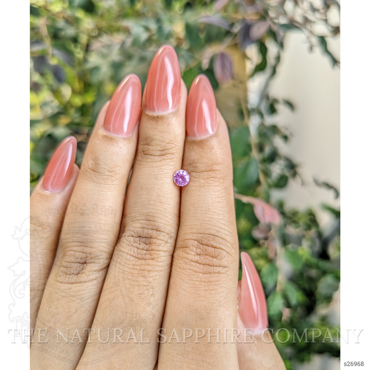 0.37 Ct. Pinkish Purple Sapphire from Ceylon (Sri Lanka)