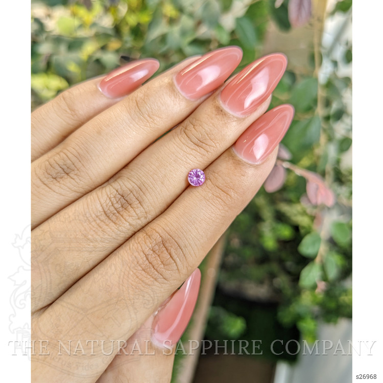 0.37 Ct. Pinkish Purple Sapphire from Ceylon (Sri Lanka)