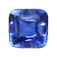 5.62 Ct. Blue Cabochon Sapphire from Ceylon (Sri Lanka) Video