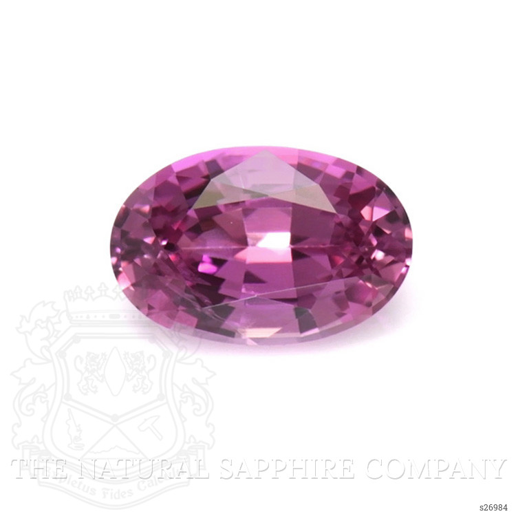 0.58 Ct. Purplish Pink Sapphire from Ceylon (Sri Lanka)