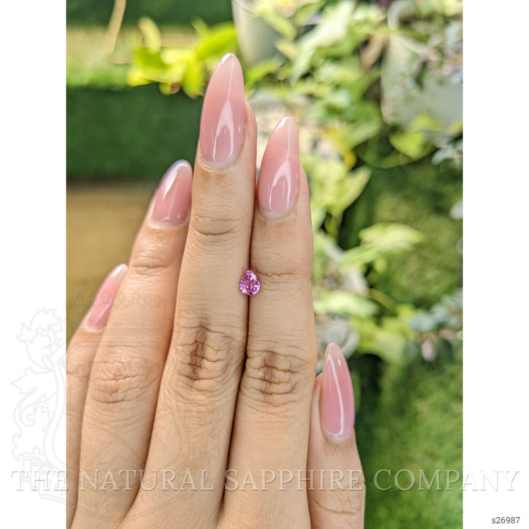 0.39 Ct. Pink Sapphire from Ceylon (Sri Lanka)