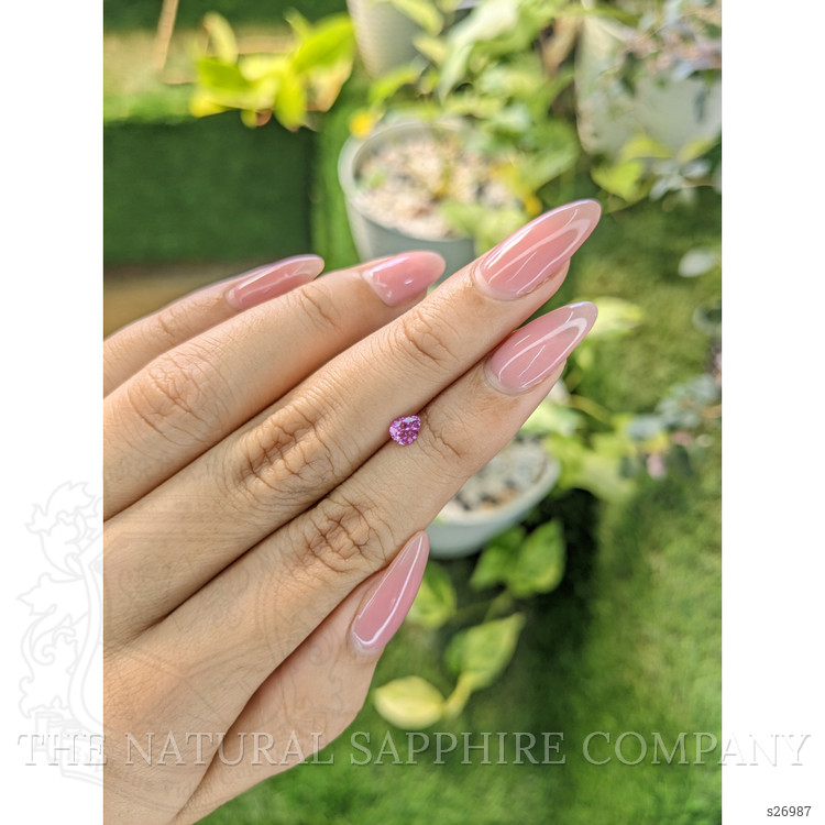 0.39 Ct. Pink Sapphire from Ceylon (Sri Lanka)