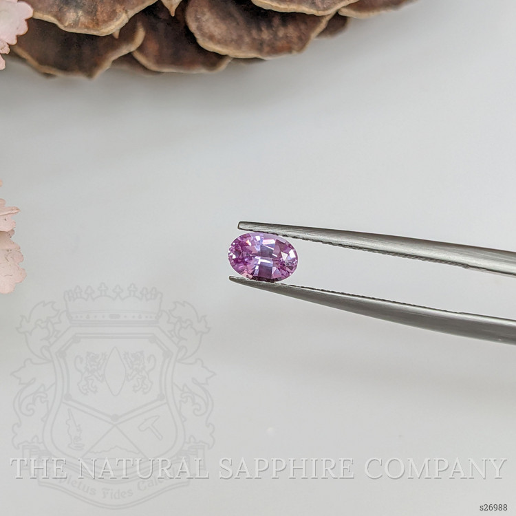 0.64 Ct. Pinkish Purple Sapphire from Ceylon (Sri Lanka)