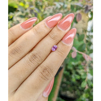 0.59 Ct. Pinkish Purple Sapphire from Ceylon (Sri Lanka) Life Style
