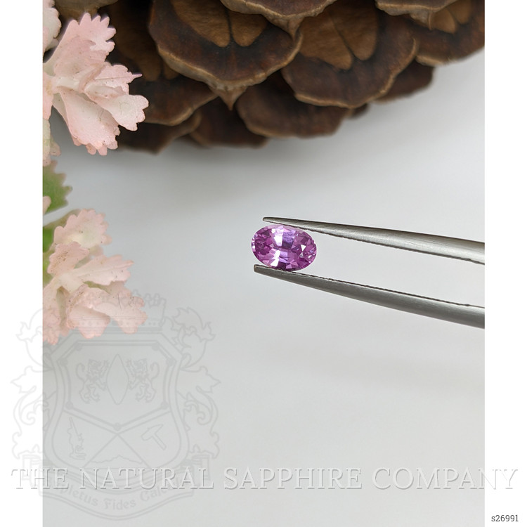 0.59 Ct. Pinkish Purple Sapphire from Ceylon (Sri Lanka)