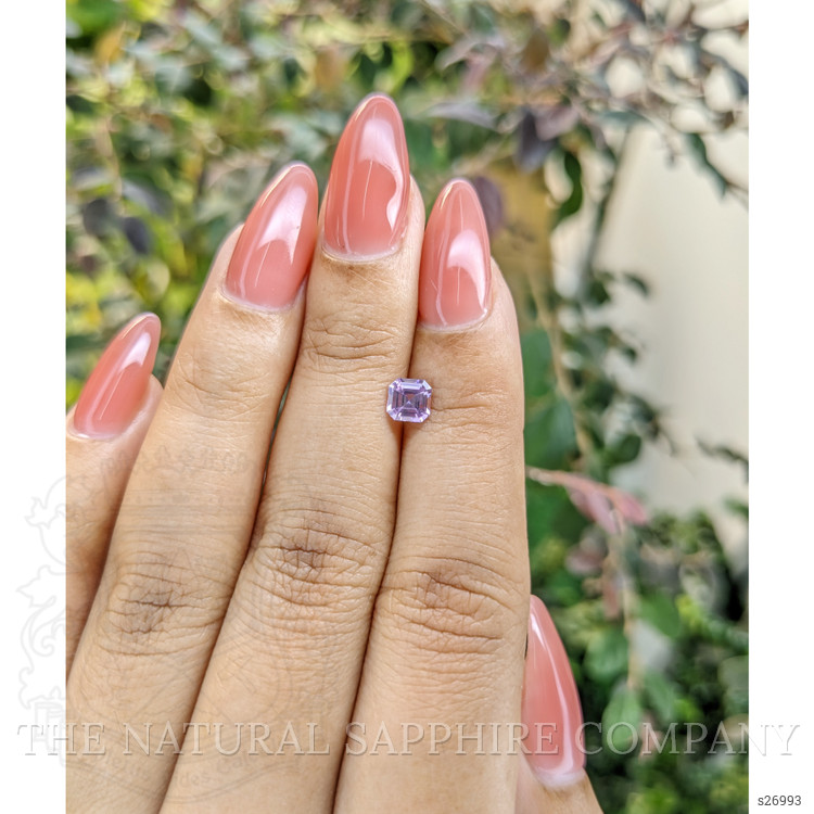 0.61 Ct. Purple Sapphire from Ceylon (Sri Lanka)