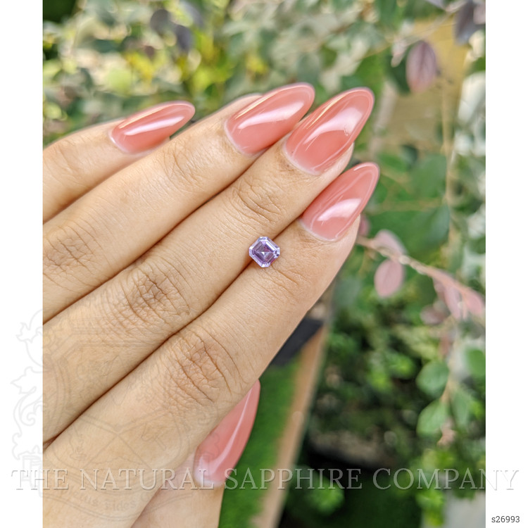 0.61 Ct. Purple Sapphire from Ceylon (Sri Lanka)