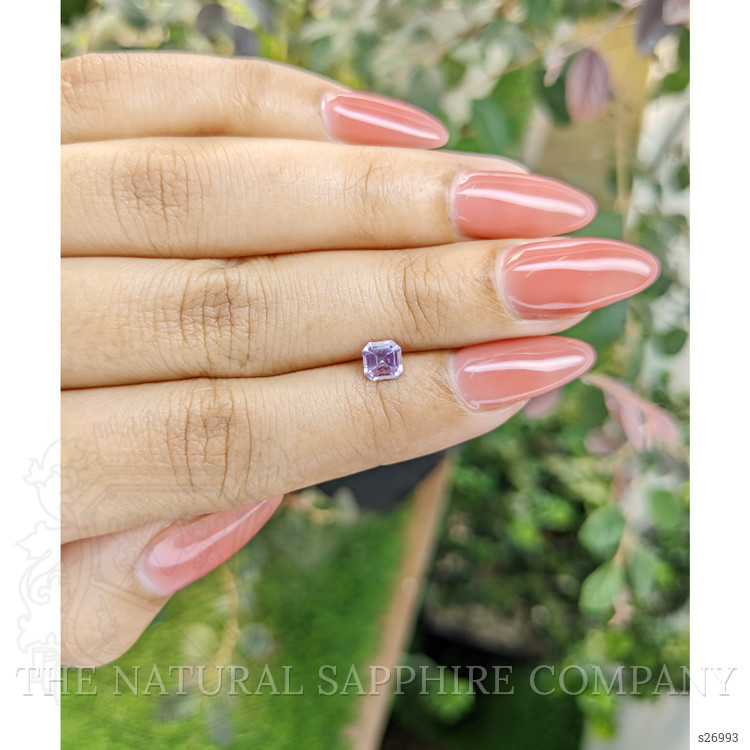 0.61 Ct. Purple Sapphire from Ceylon (Sri Lanka)