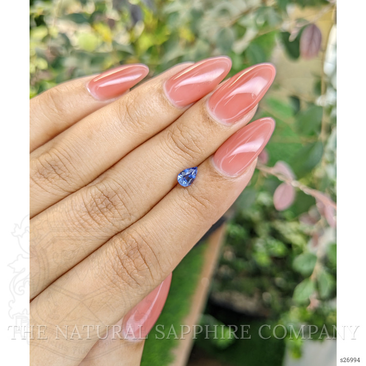 0.60 Ct. Blue Sapphire from Ceylon (Sri Lanka)