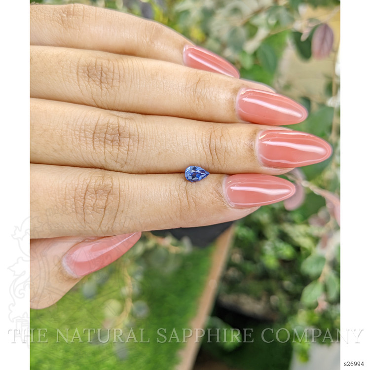 0.60 Ct. Blue Sapphire from Ceylon (Sri Lanka)