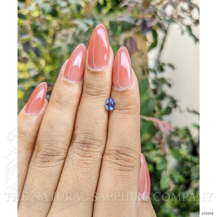0.60 Ct. Blue Sapphire from Ceylon (Sri Lanka)