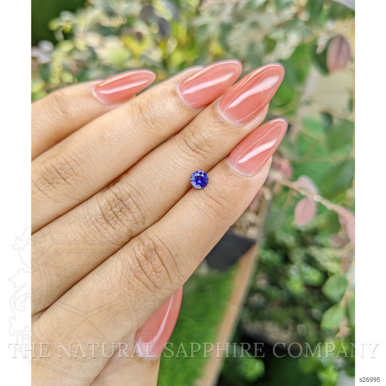 0.45 Ct. Blue Sapphire from Ceylon (Sri Lanka)