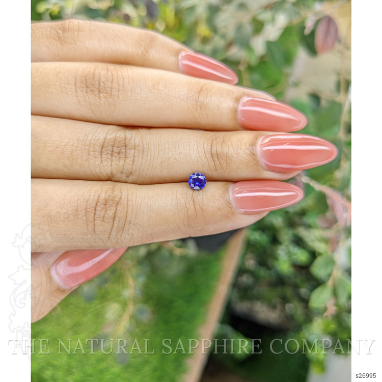 0.45 Ct. Blue Sapphire from Ceylon (Sri Lanka)