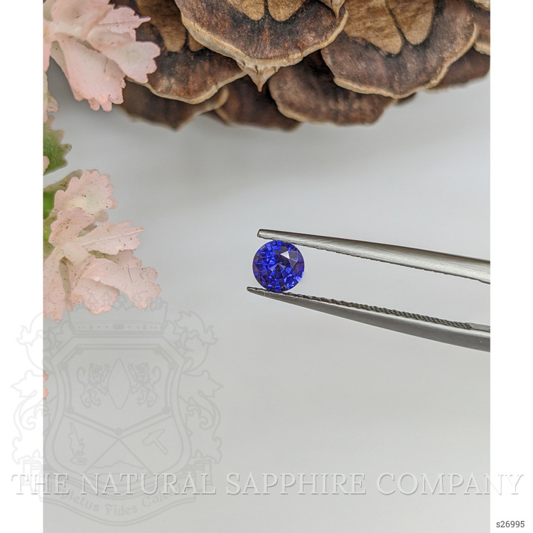 0.45 Ct. Blue Sapphire from Ceylon (Sri Lanka)
