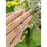 0.67 Ct. Blue Sapphire from Ceylon (Sri Lanka) Life Style
