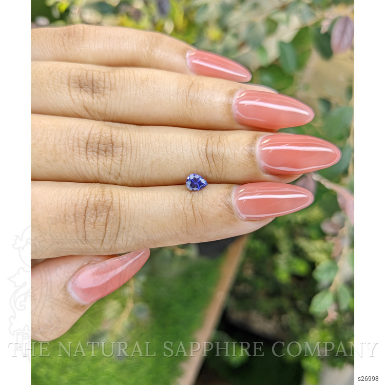 0.42 Ct. Violet Sapphire from Ceylon (Sri Lanka)