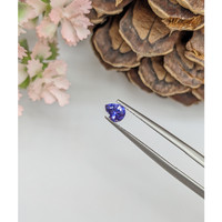 0.42 Ct. Violet Sapphire from Ceylon (Sri Lanka) Life Style