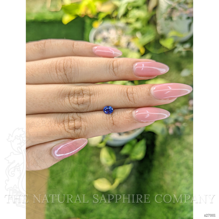 0.55 Ct. Blue Sapphire from Ceylon (Sri Lanka)