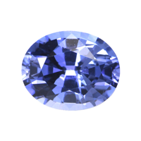 0.54 Ct.Tw. Oval Sapphire