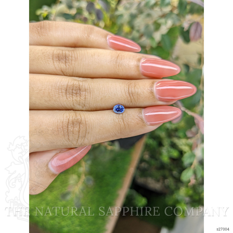 0.54 Ct. Blue Sapphire from Ceylon (Sri Lanka)