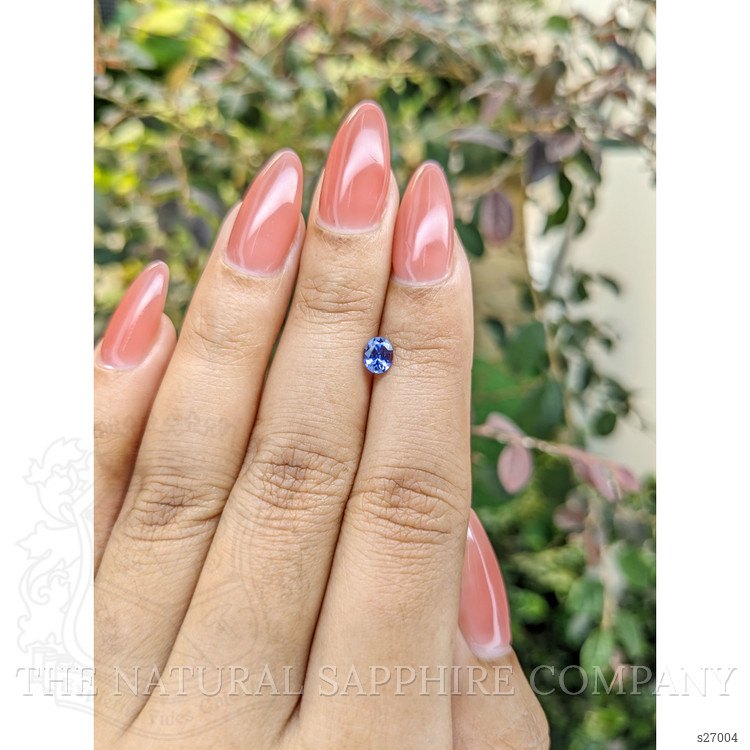 0.54 Ct. Blue Sapphire from Ceylon (Sri Lanka)