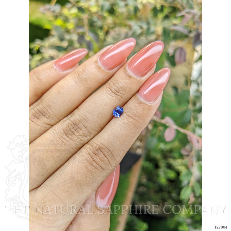 0.54 Ct. Blue Sapphire from Ceylon (Sri Lanka)