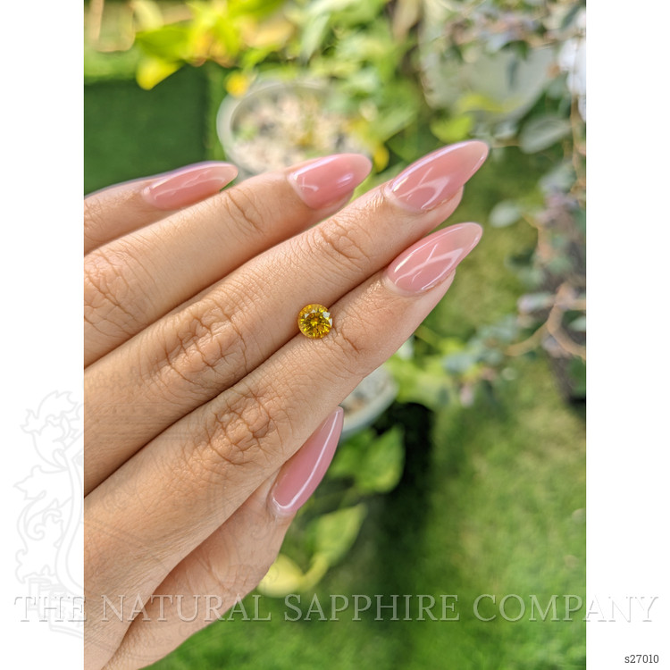 0.77 Ct. Yellow Sapphire from Ceylon (Sri Lanka)