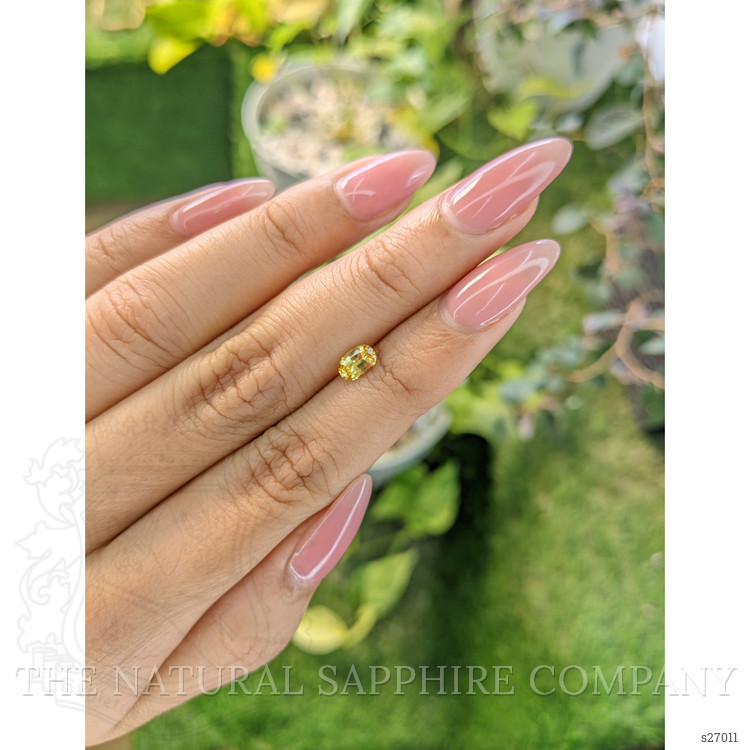 0.57 Ct. Yellow Sapphire from Ceylon (Sri Lanka)