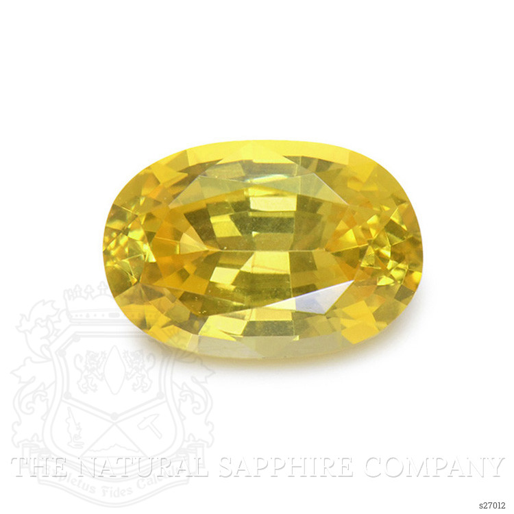 0.58 Ct. Yellow Sapphire from Ceylon (Sri Lanka)