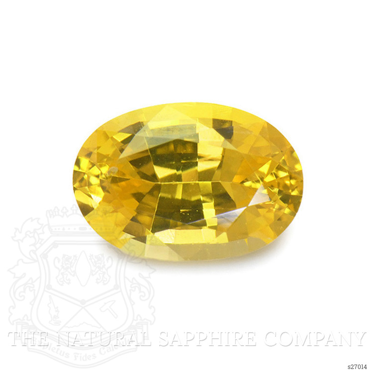 0.58 Ct. Yellow Sapphire from Ceylon (Sri Lanka)