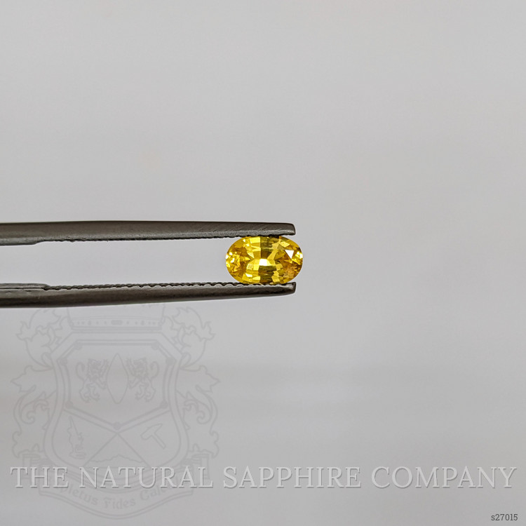 0.54 Ct. Yellow Sapphire from Ceylon (Sri Lanka)