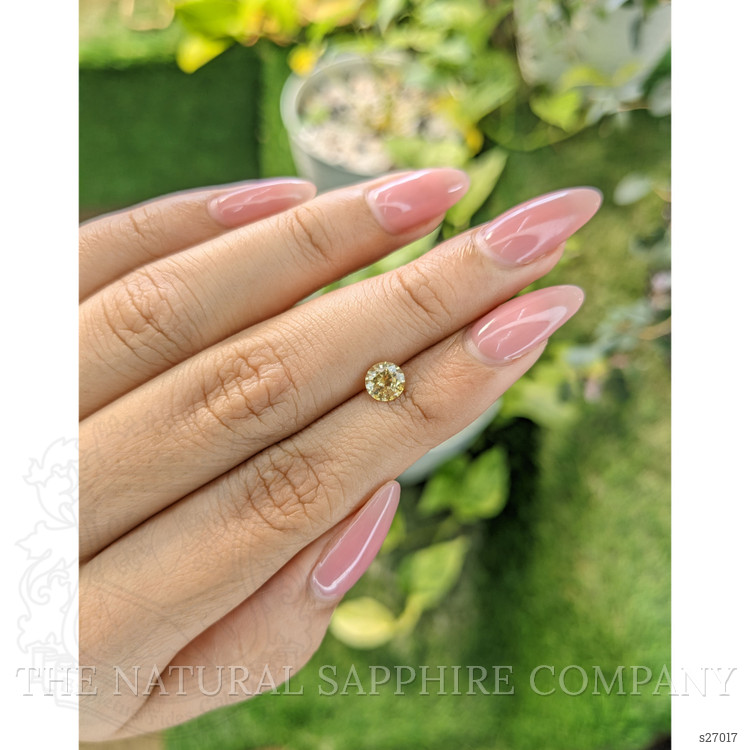 0.79 Ct. Yellow Sapphire from Ceylon (Sri Lanka)
