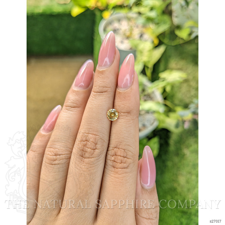 0.79 Ct. Yellow Sapphire from Ceylon (Sri Lanka)