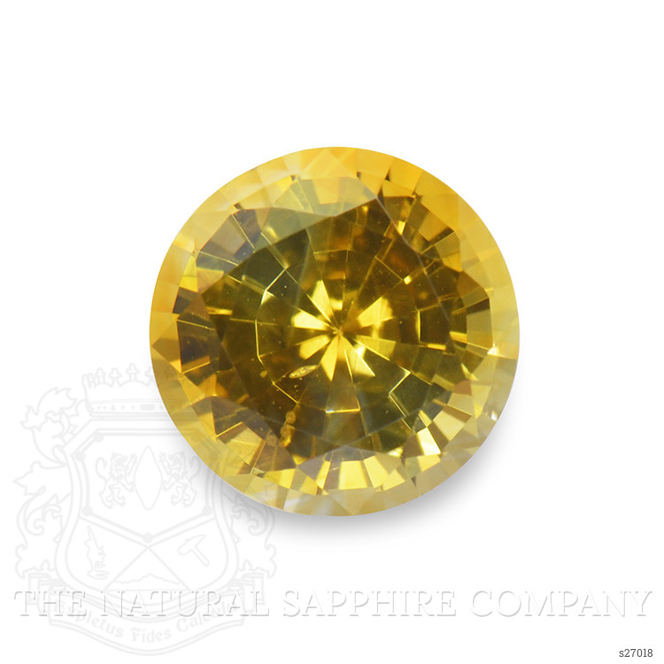 0.65 Ct. Yellow Sapphire from Ceylon (Sri Lanka)