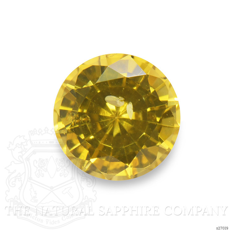 0.65 Ct. Yellow Sapphire from Ceylon (Sri Lanka)